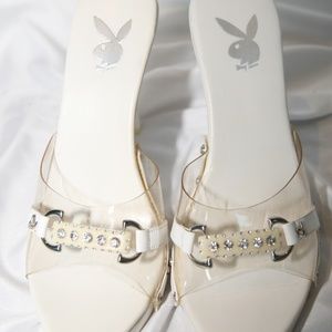 Bunnywood White High Heel Shoes